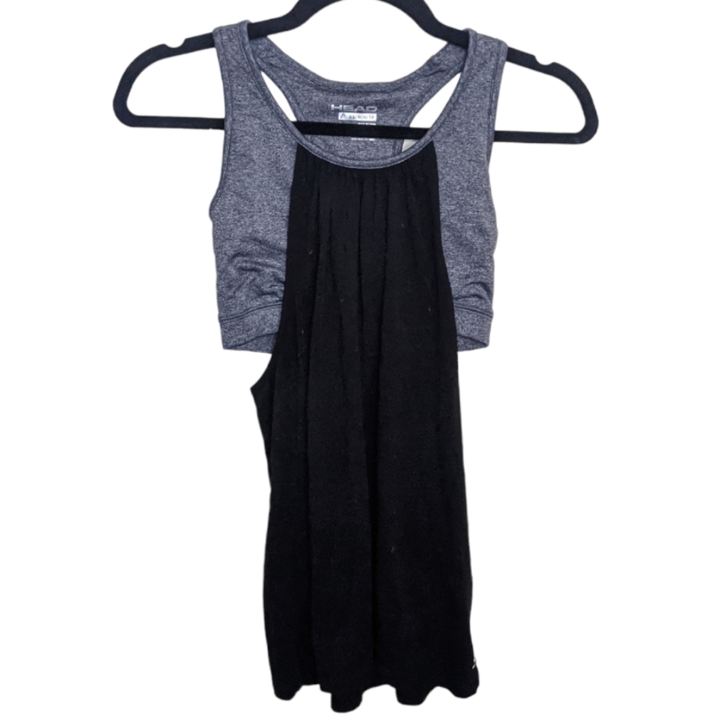 Head Workout Tank Top with Built-In Bra 🖤✨ Size XS
